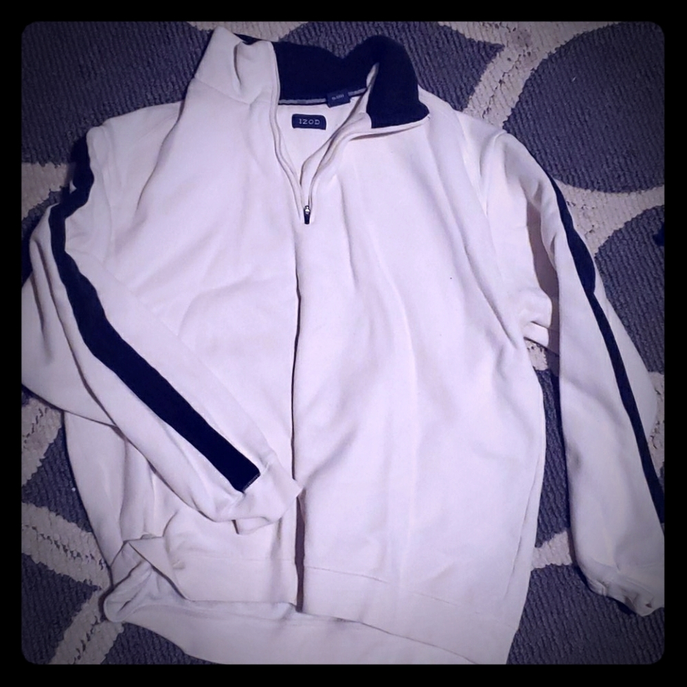 Izod hald zip-up sweatshirt